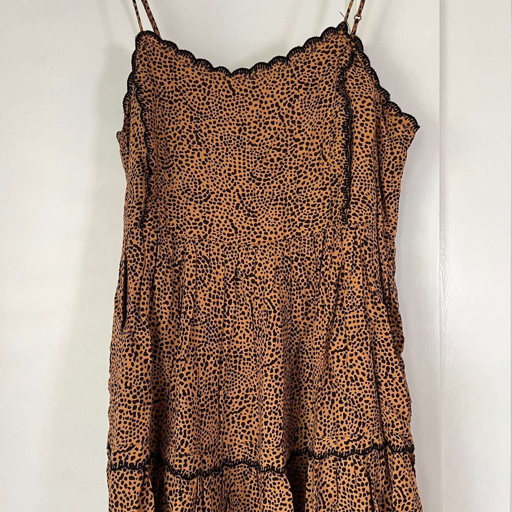 Urban Outfitters brown and black sundress size M